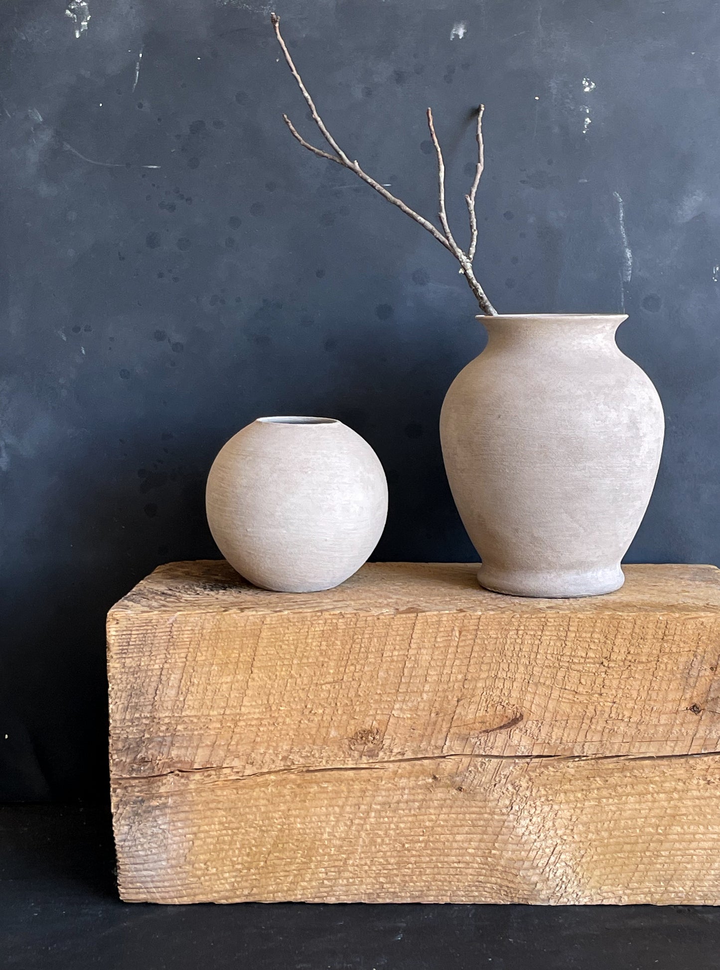 milos| rustic white textured decorative vase 07