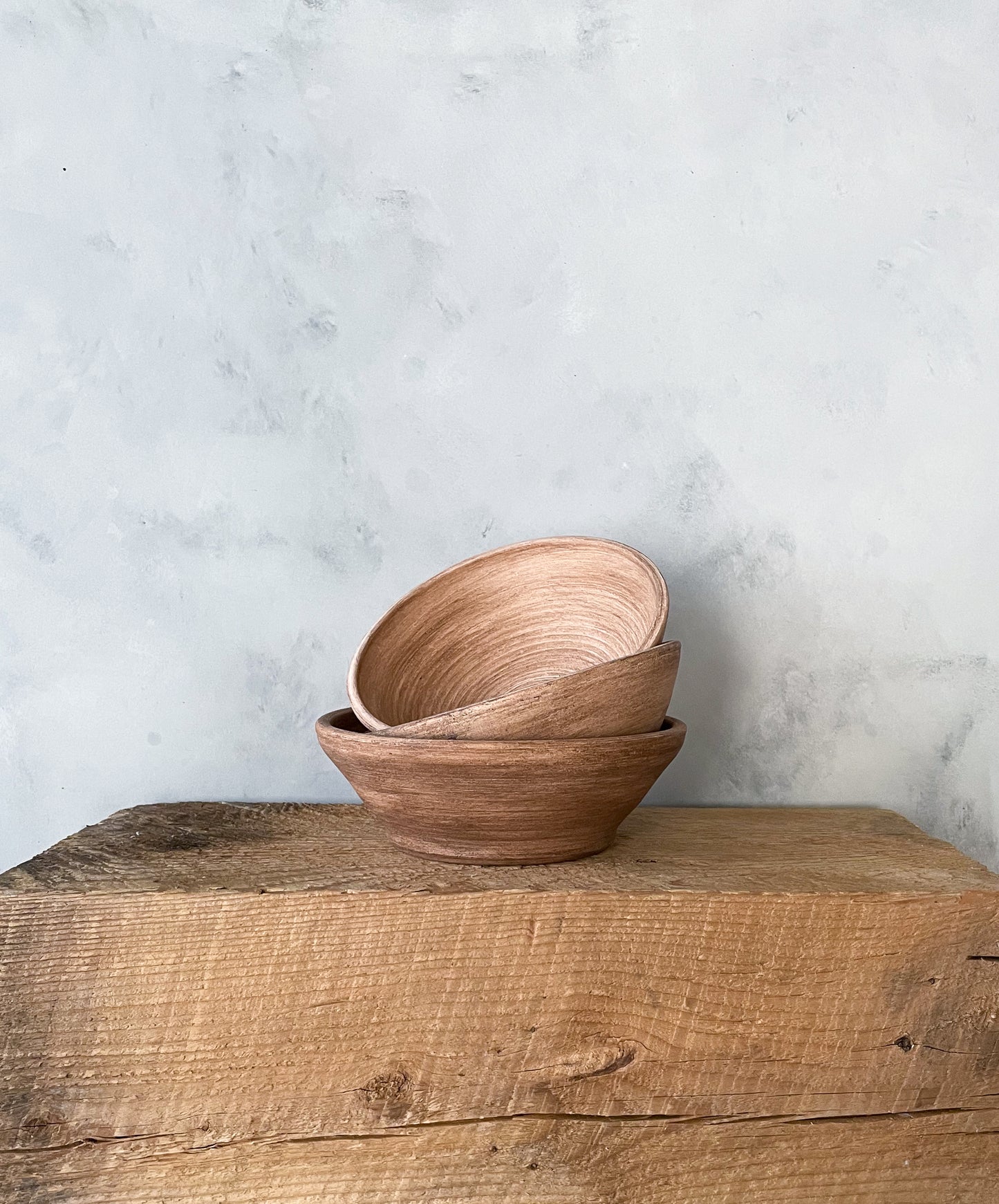 Group of Earth Collection Handmade Ceramic Decorative Dishes