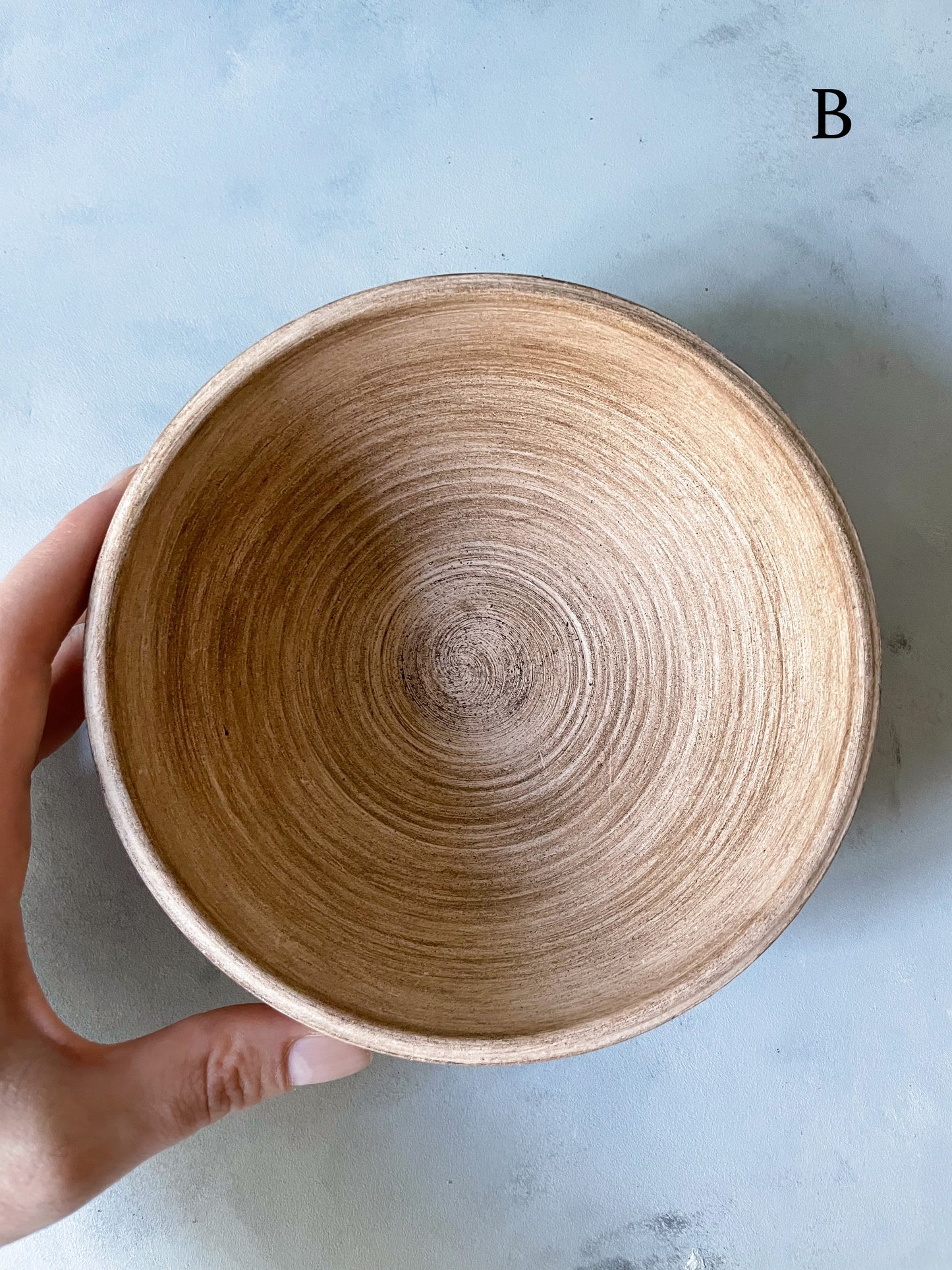 Close-up of Earth Collection Handmade Ceramic Decorative Dish B