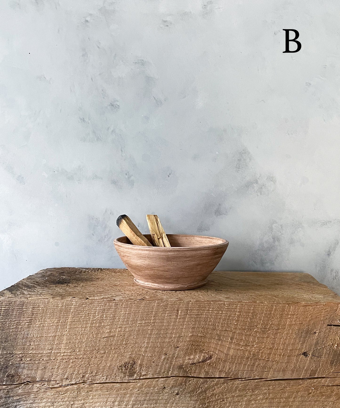 Earth Collection Handmade Ceramic Decorative Dish B - 5.5" wide x 2.25" high
