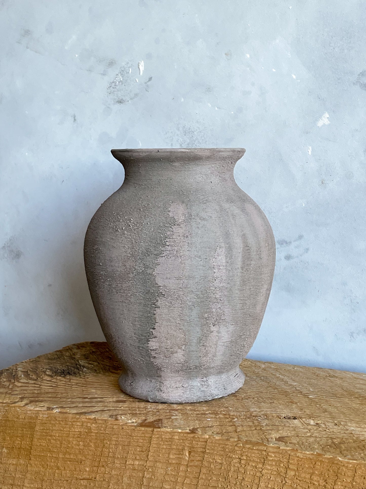 Side Profile of Textured Decorative Vase – Earth Collection