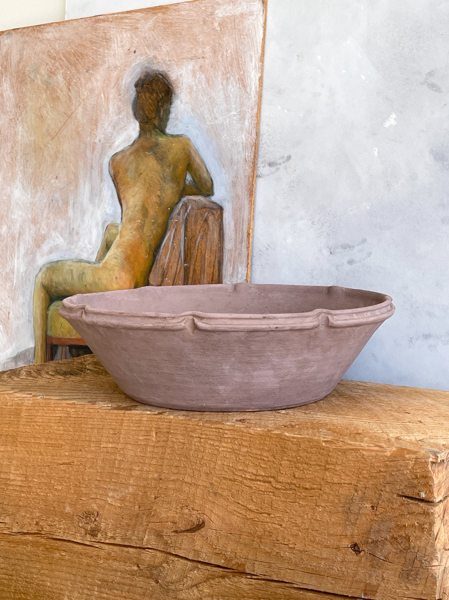 Side view of Earth Collection Handmade Ceramic Decorative Dish