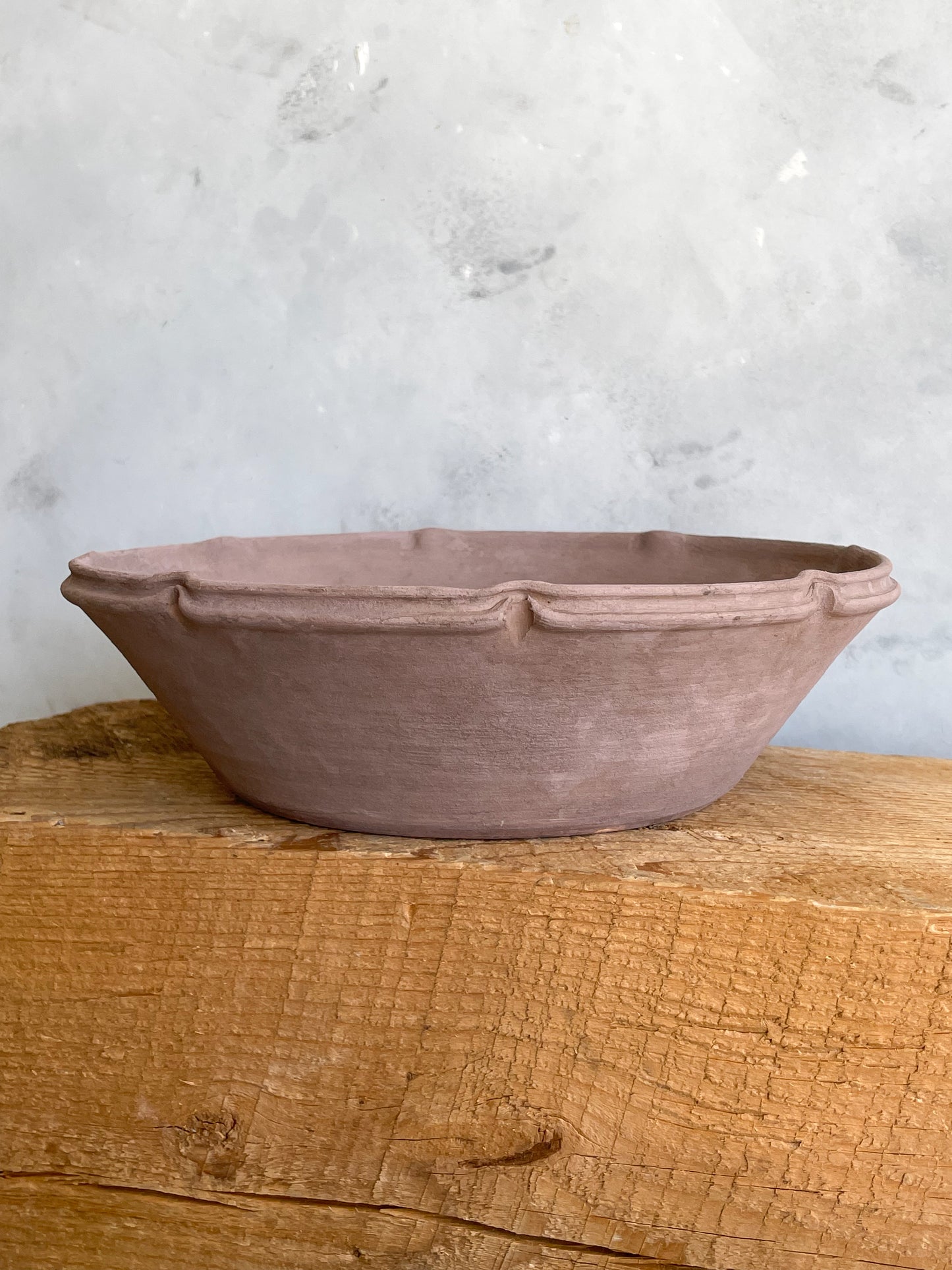 Side view of Earth Collection Handmade Ceramic Decorative Dish