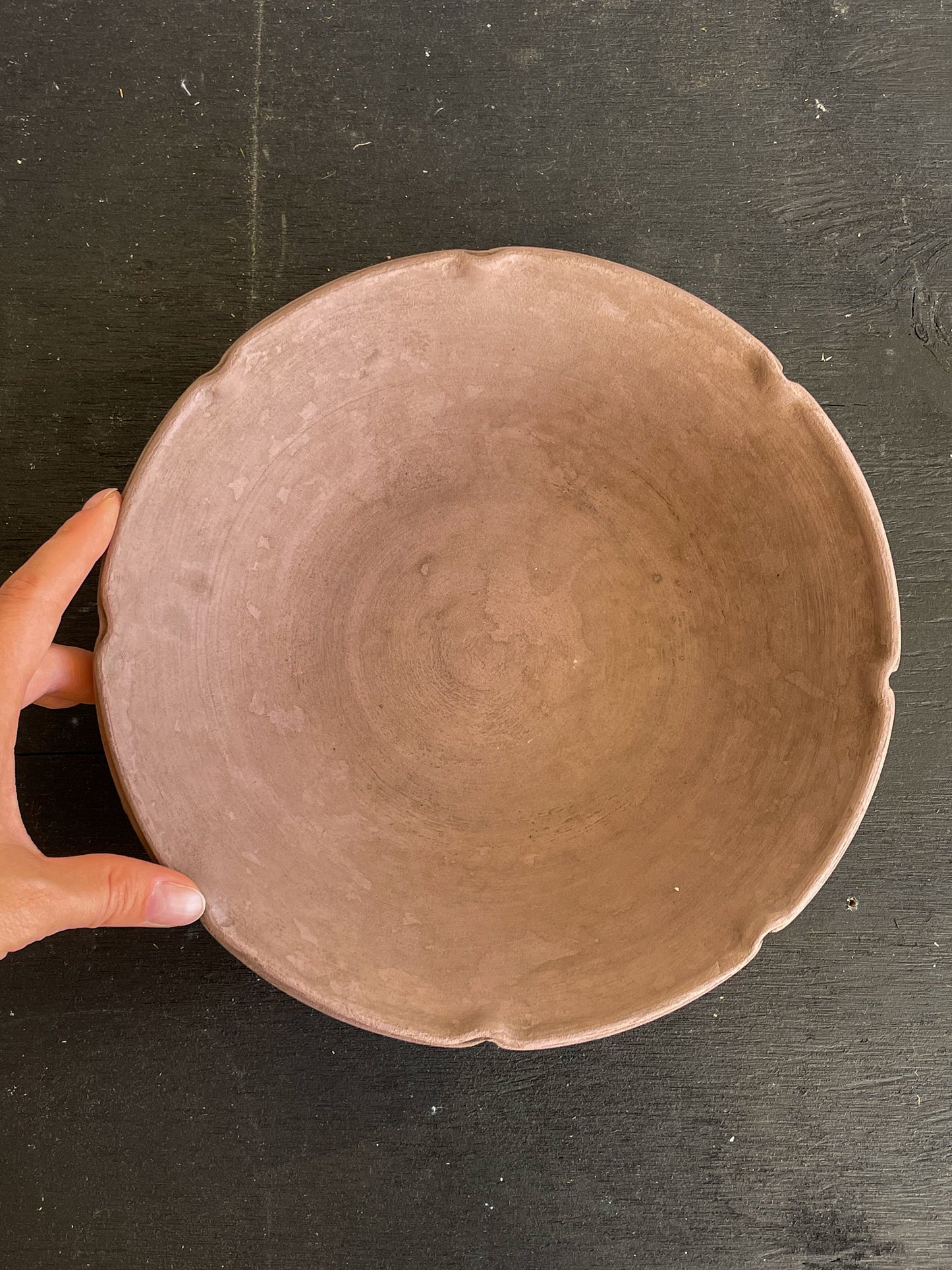 Top view of Earth Collection Handmade Ceramic Decorative Dish