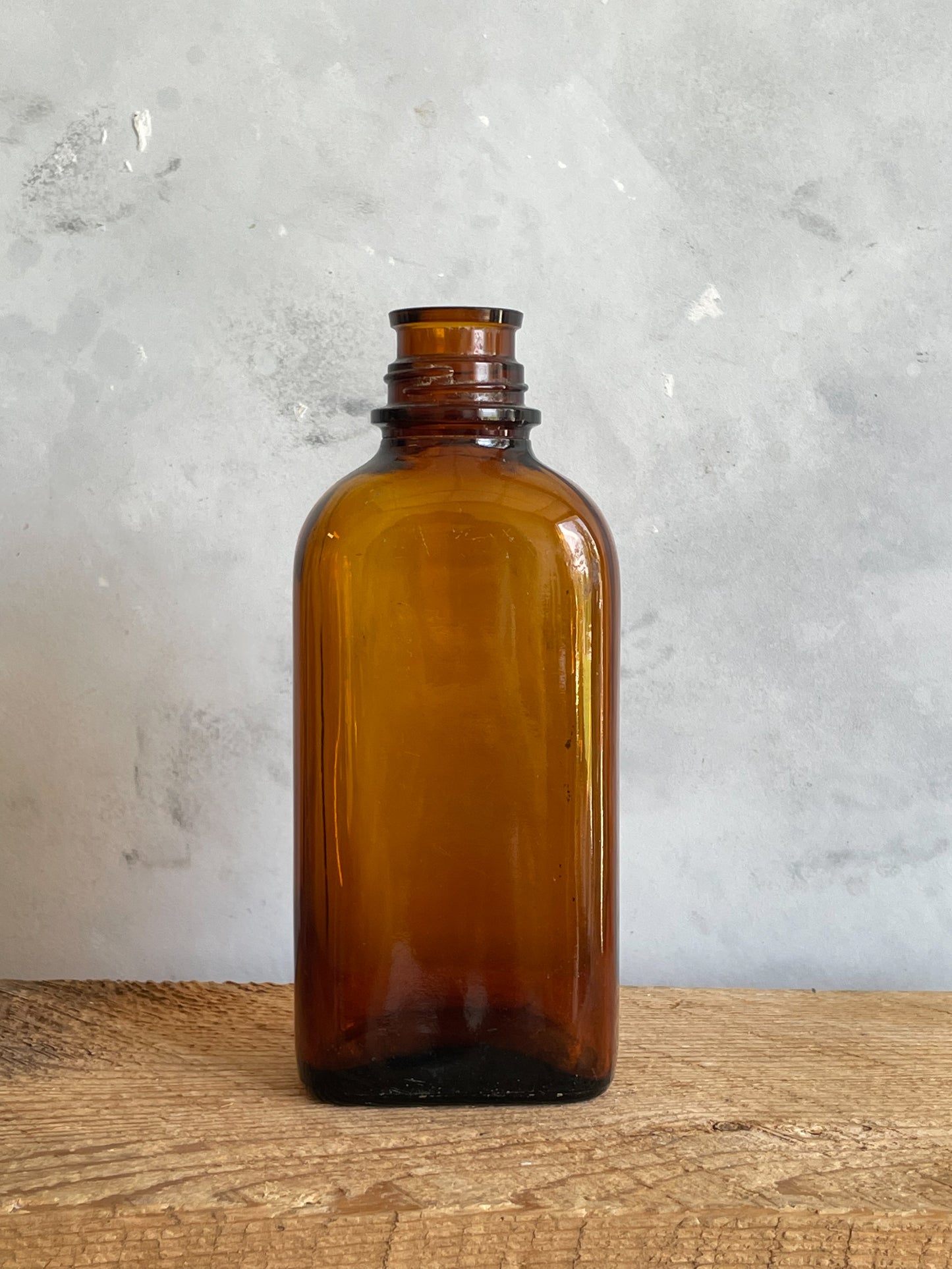 antique amber glass bottles | set 3