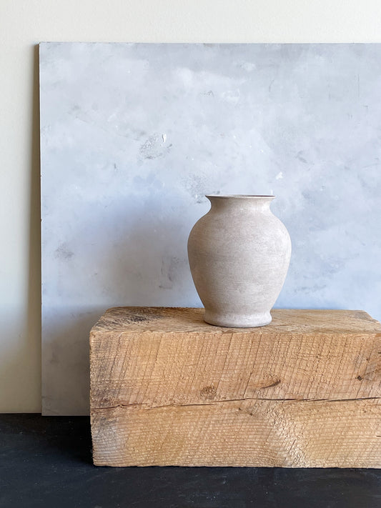 milos| rustic white textured decorative vase 07