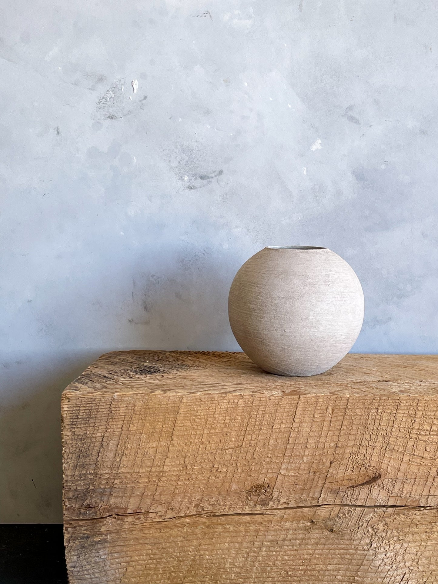 milos| rustic white textured decorative vase 08