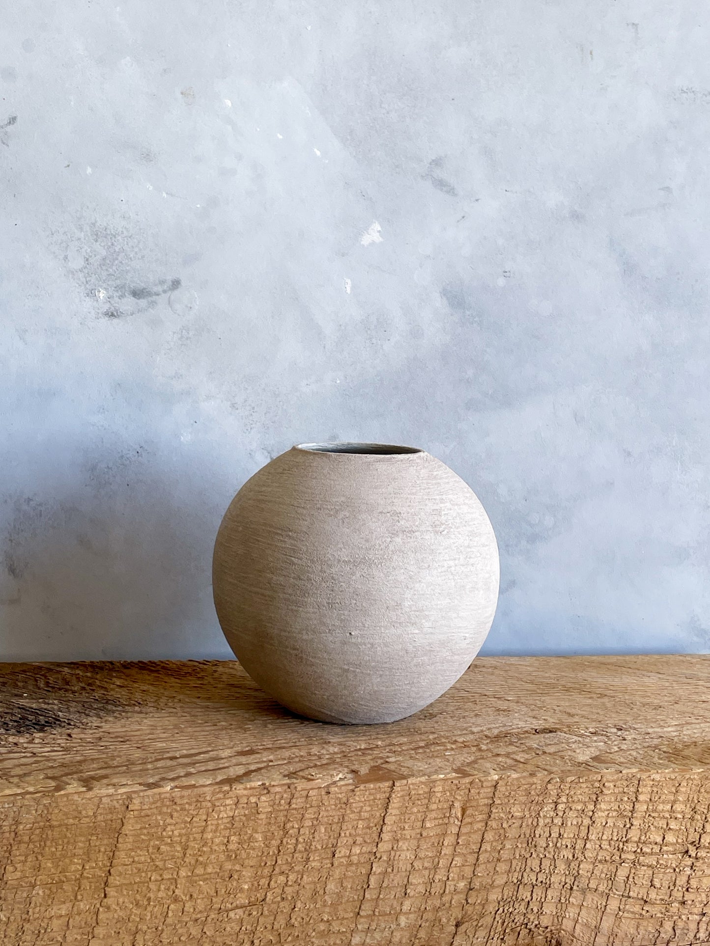 milos| rustic white textured decorative vase 08