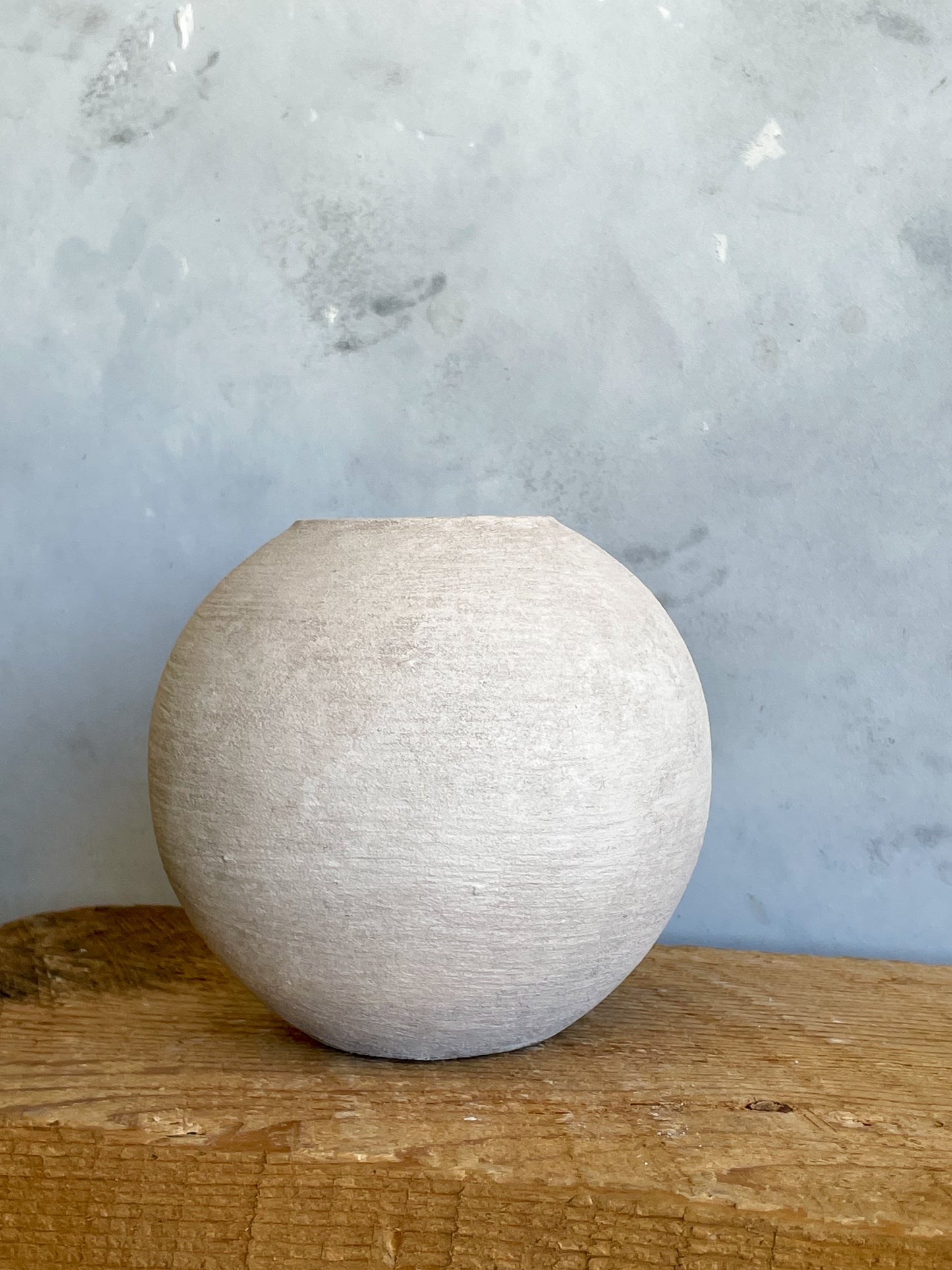 milos| rustic white textured decorative vase 08