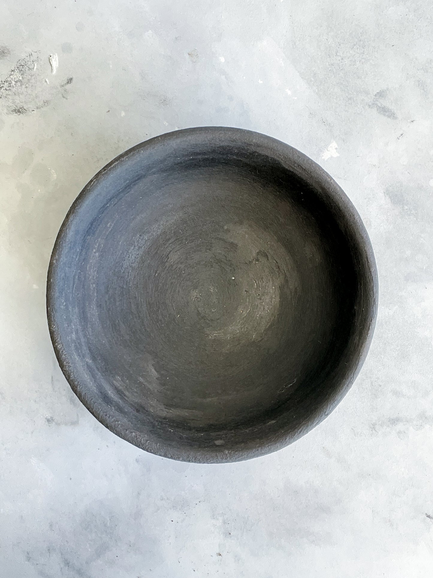 midnight| aged black textured decorative bowl 03