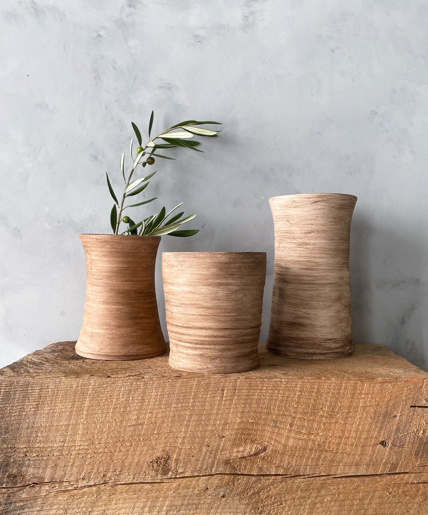 Earth Collection Vase Displayed in a Cozy Living Room Setting