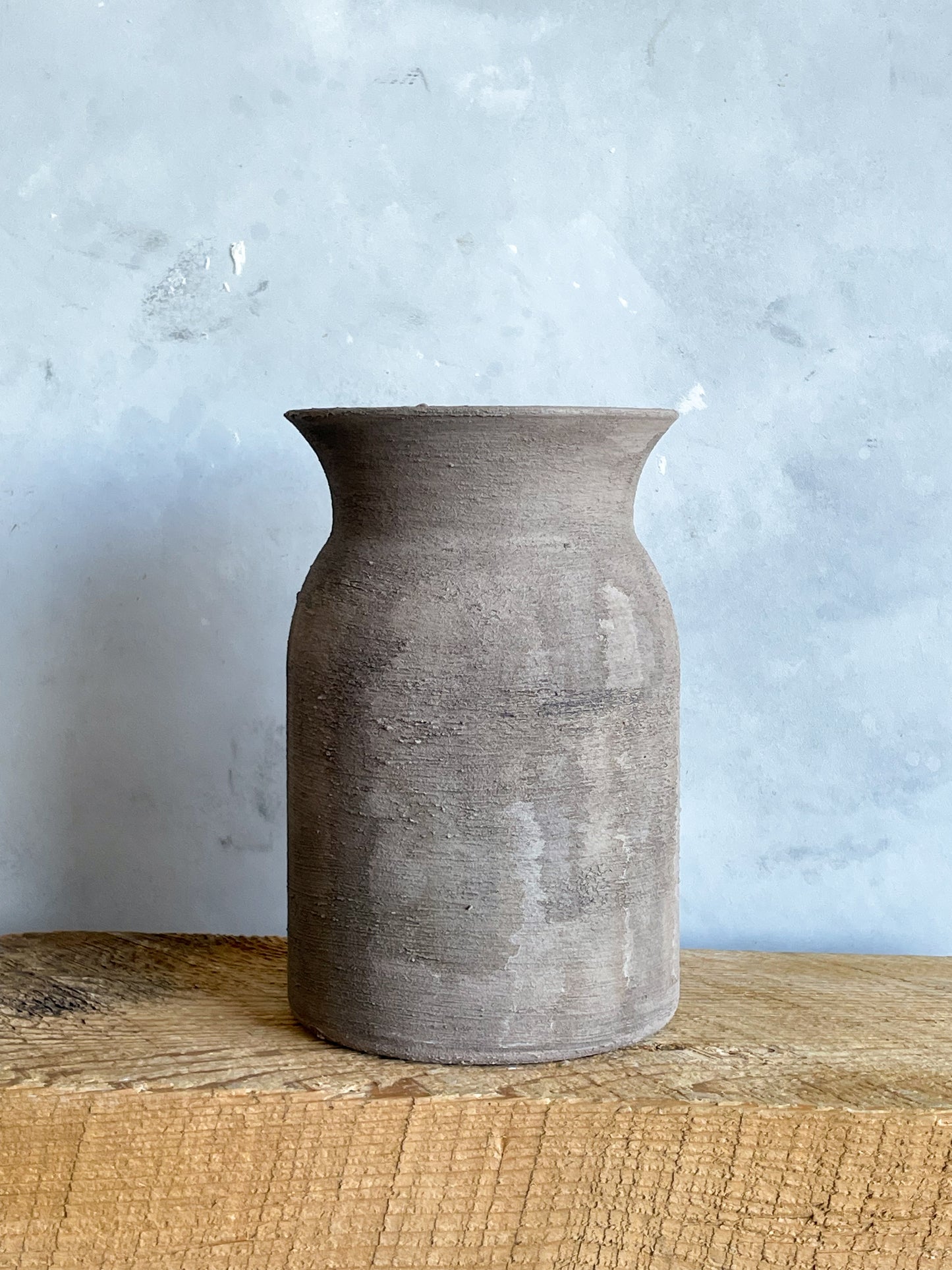 Close-up of Unique Texture on Hand-Finished Vase