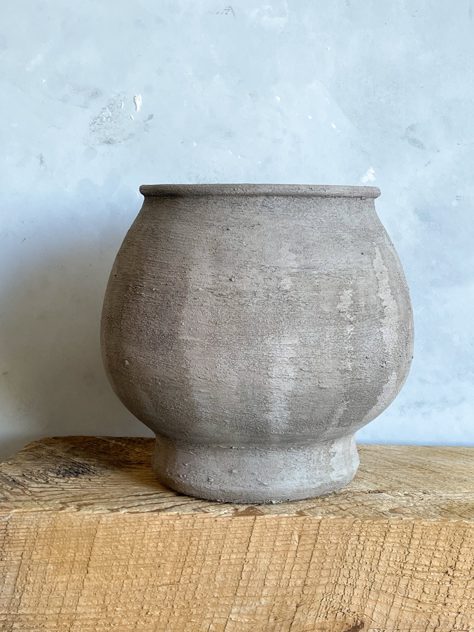 Close-up of Unique Texture on Hand-Finished Vase