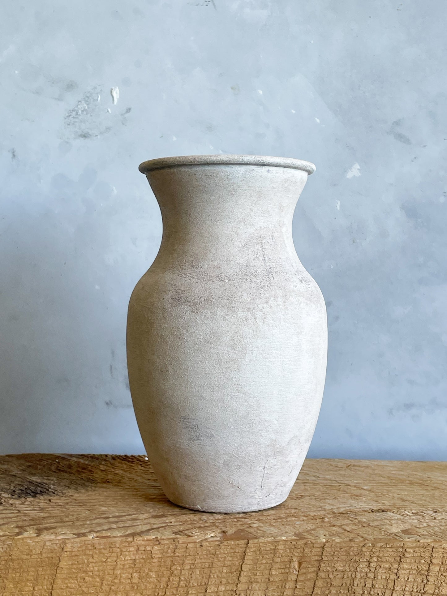 milos| rustic white textured decorative vase 17