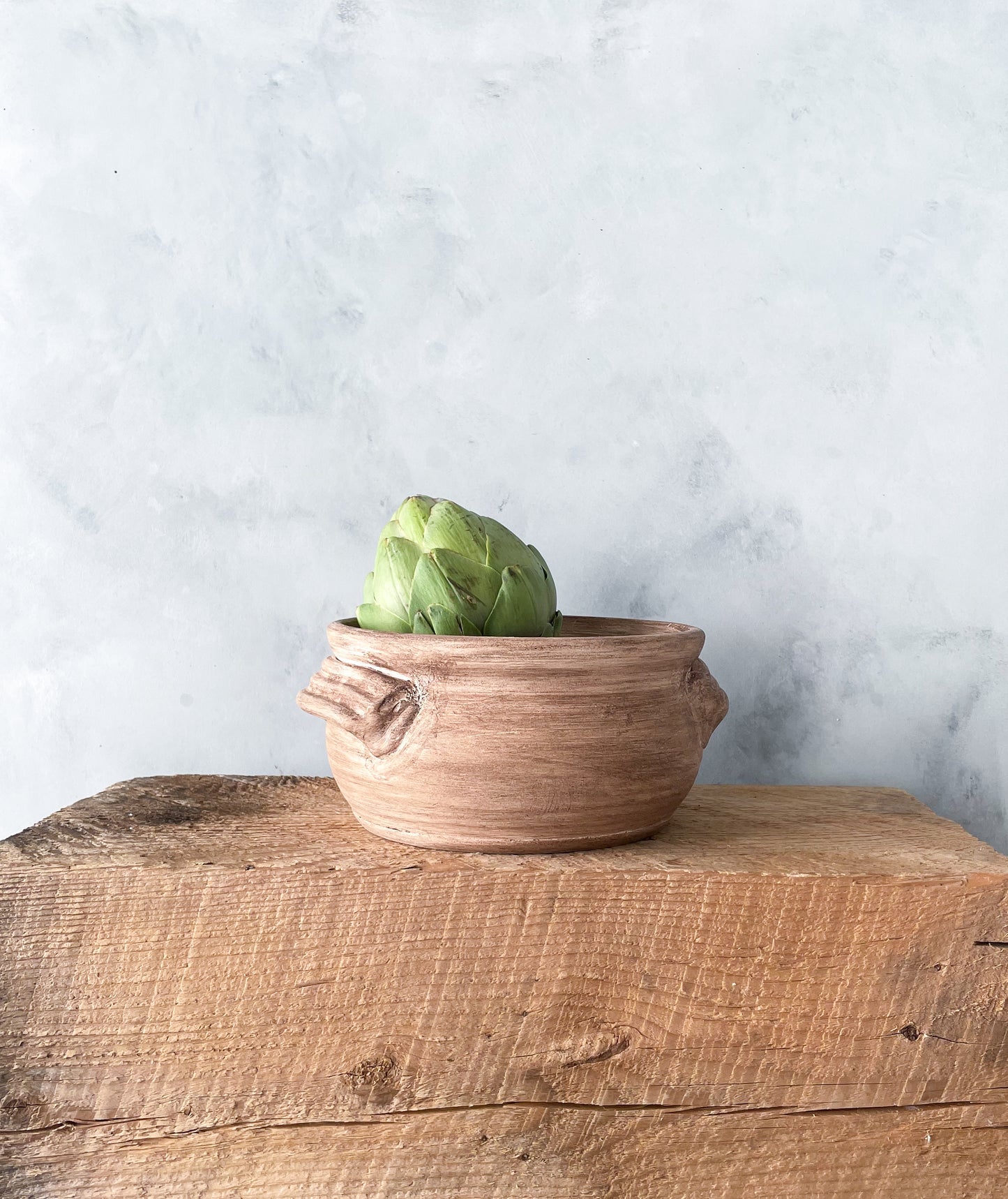 Earth Collection Handmade Pot displayed in a styled space