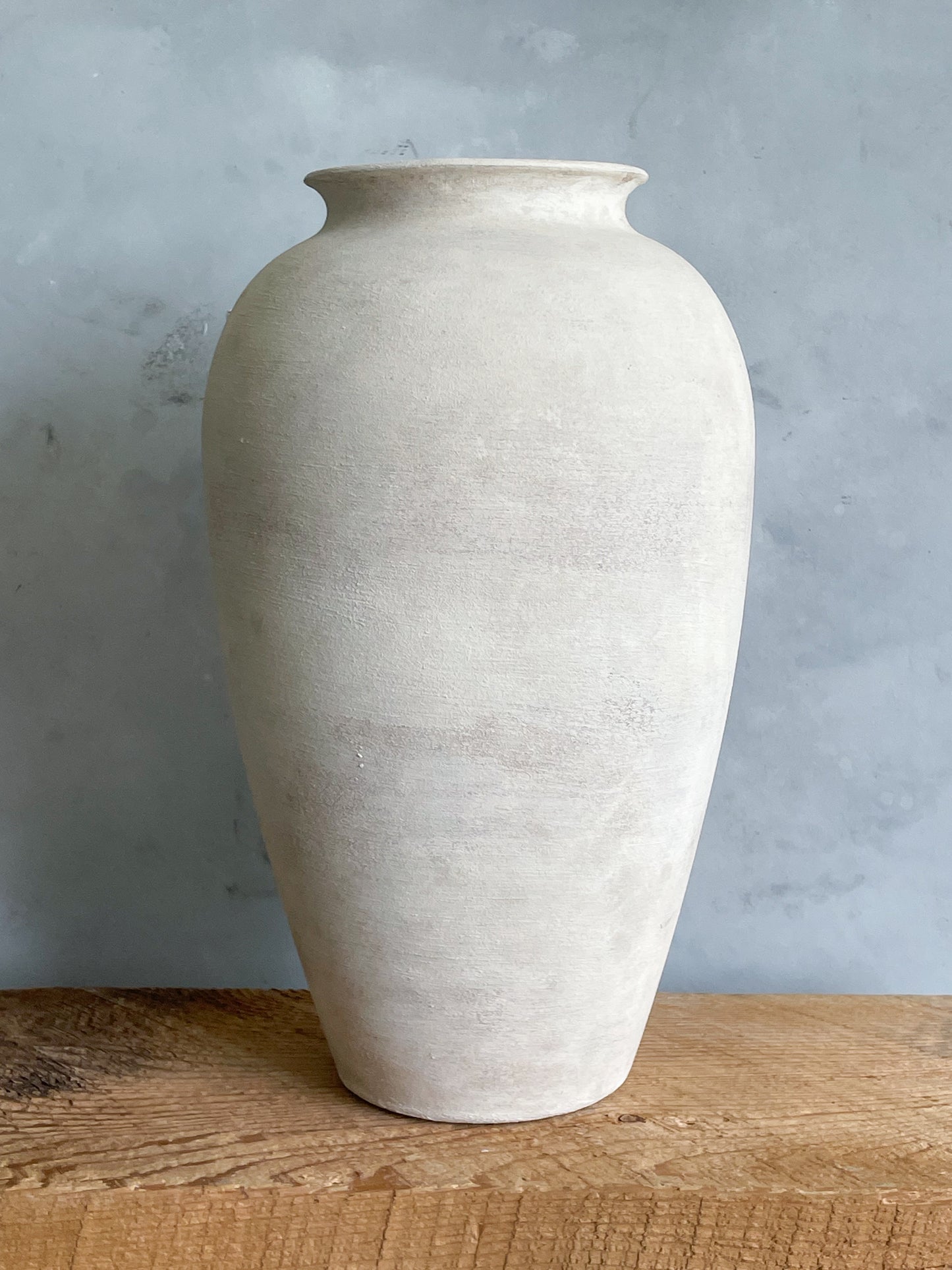 milos| rustic white textured large vase 26