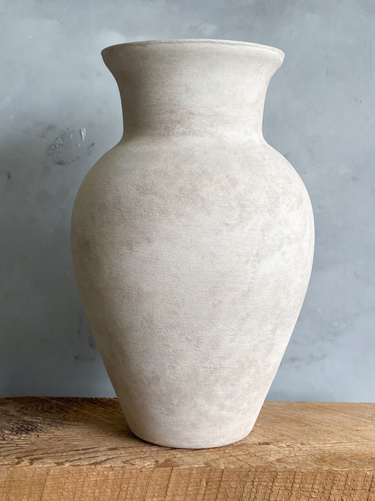 milos| rustic white textured large vase 27