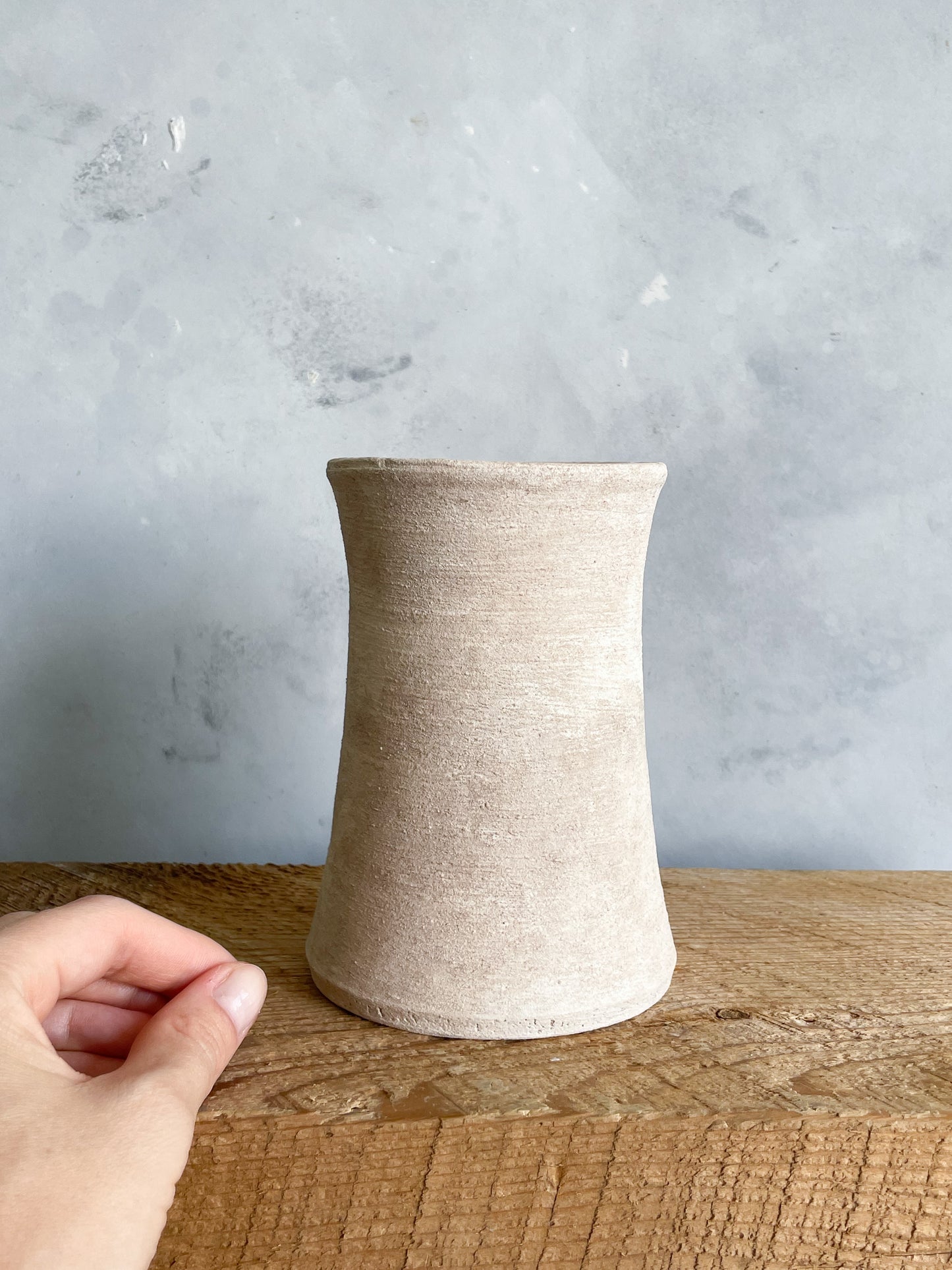 milos| rustic white textured vase 29