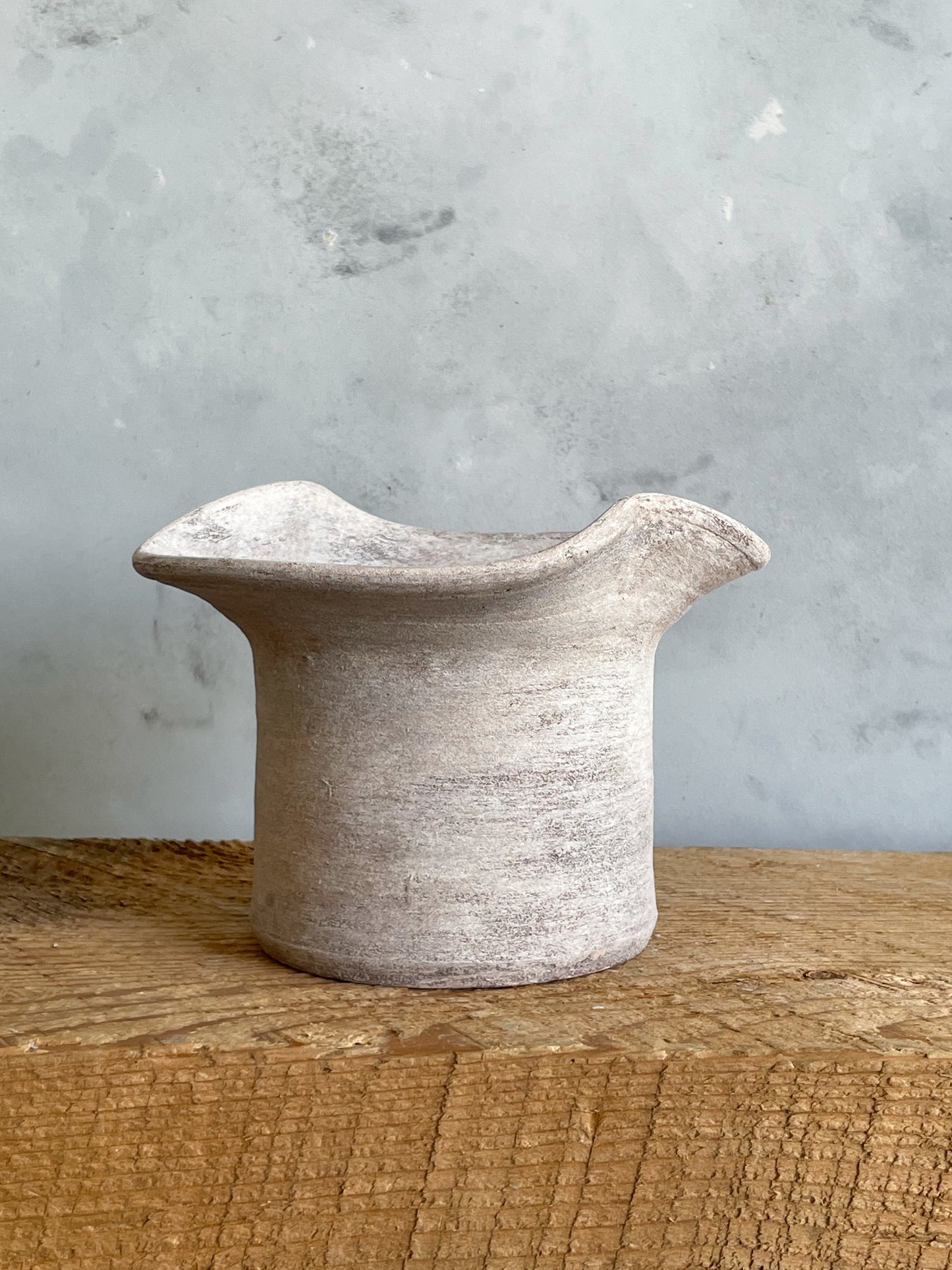 milos| rustic white textured planter vase 36