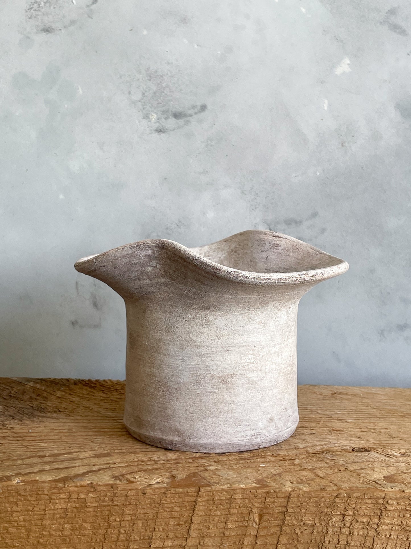 milos| rustic white textured planter vase 36