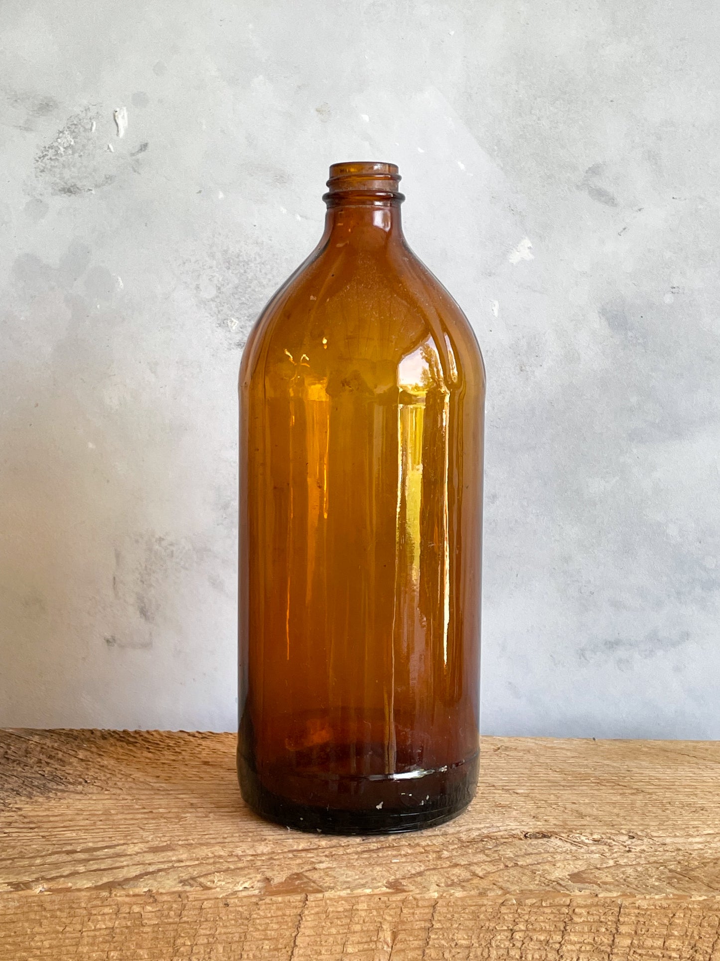 antique amber glass bottles | set 1