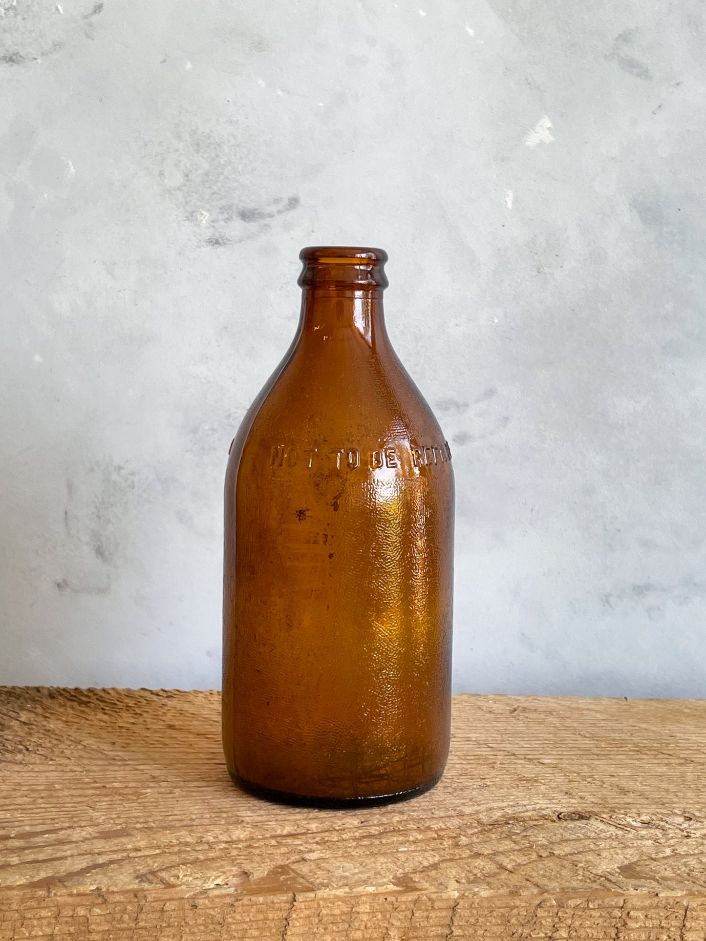 antique amber glass bottles | set 1