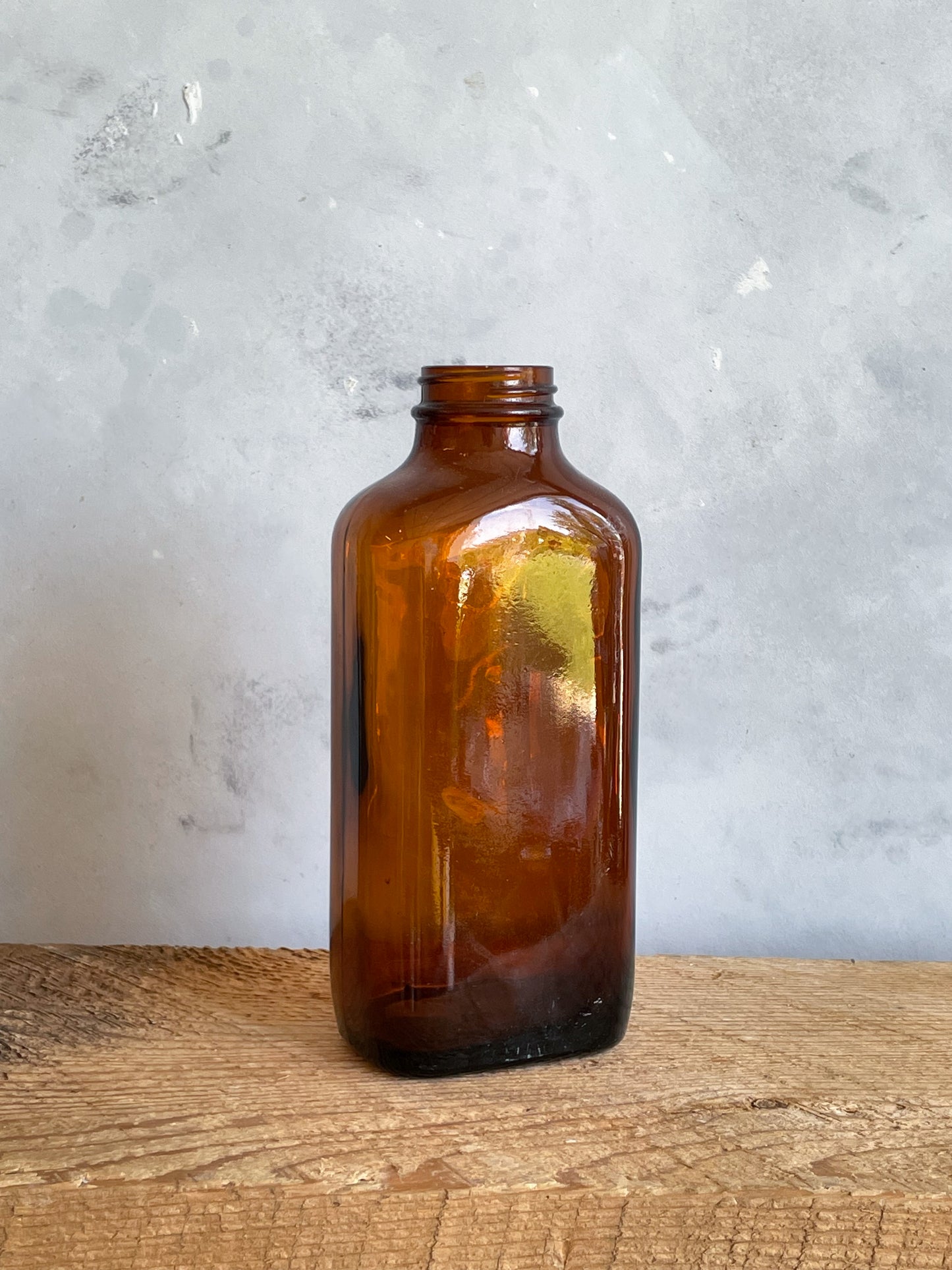 antique amber glass bottles | set 2