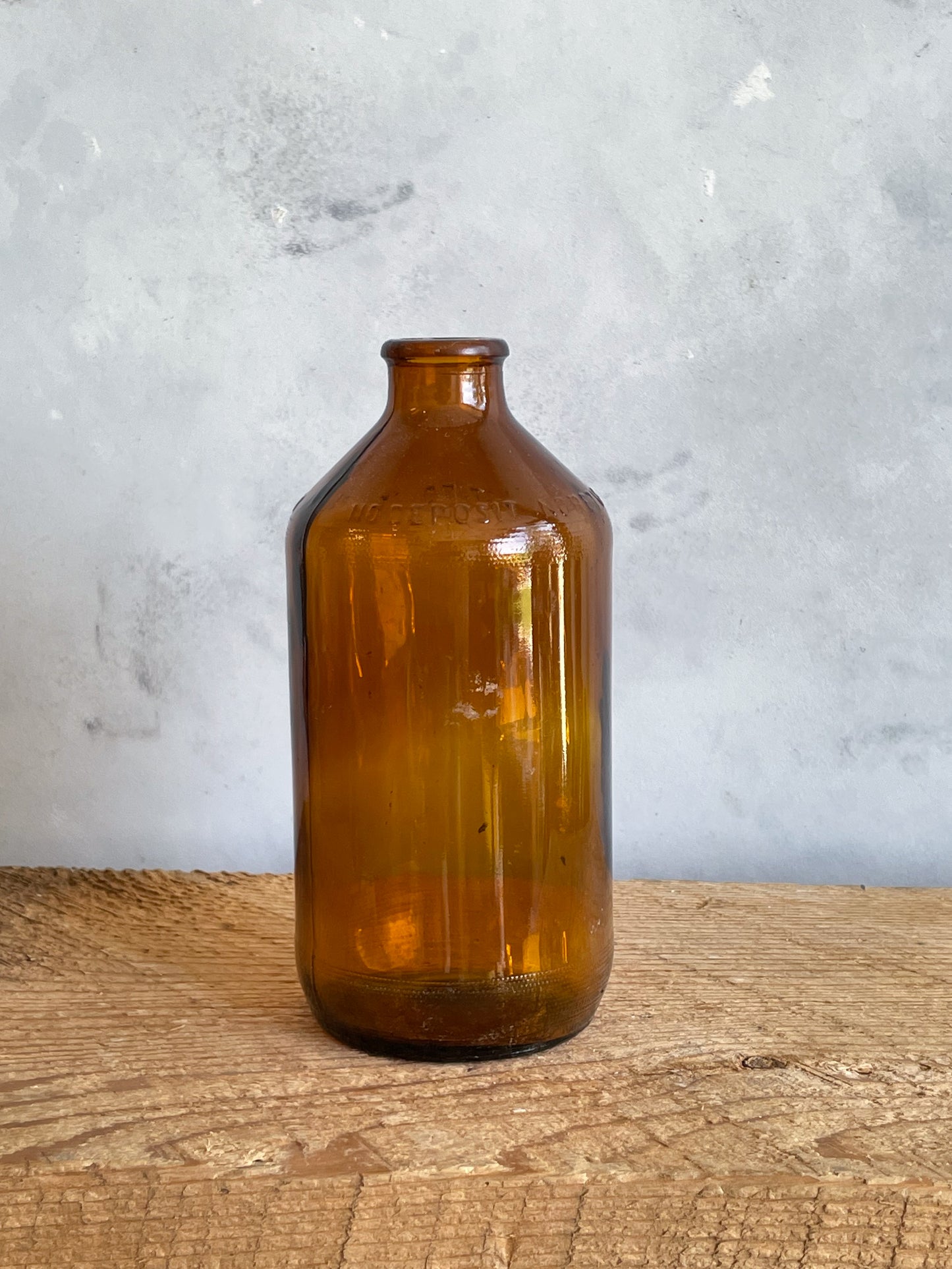 antique amber glass bottles | set 2