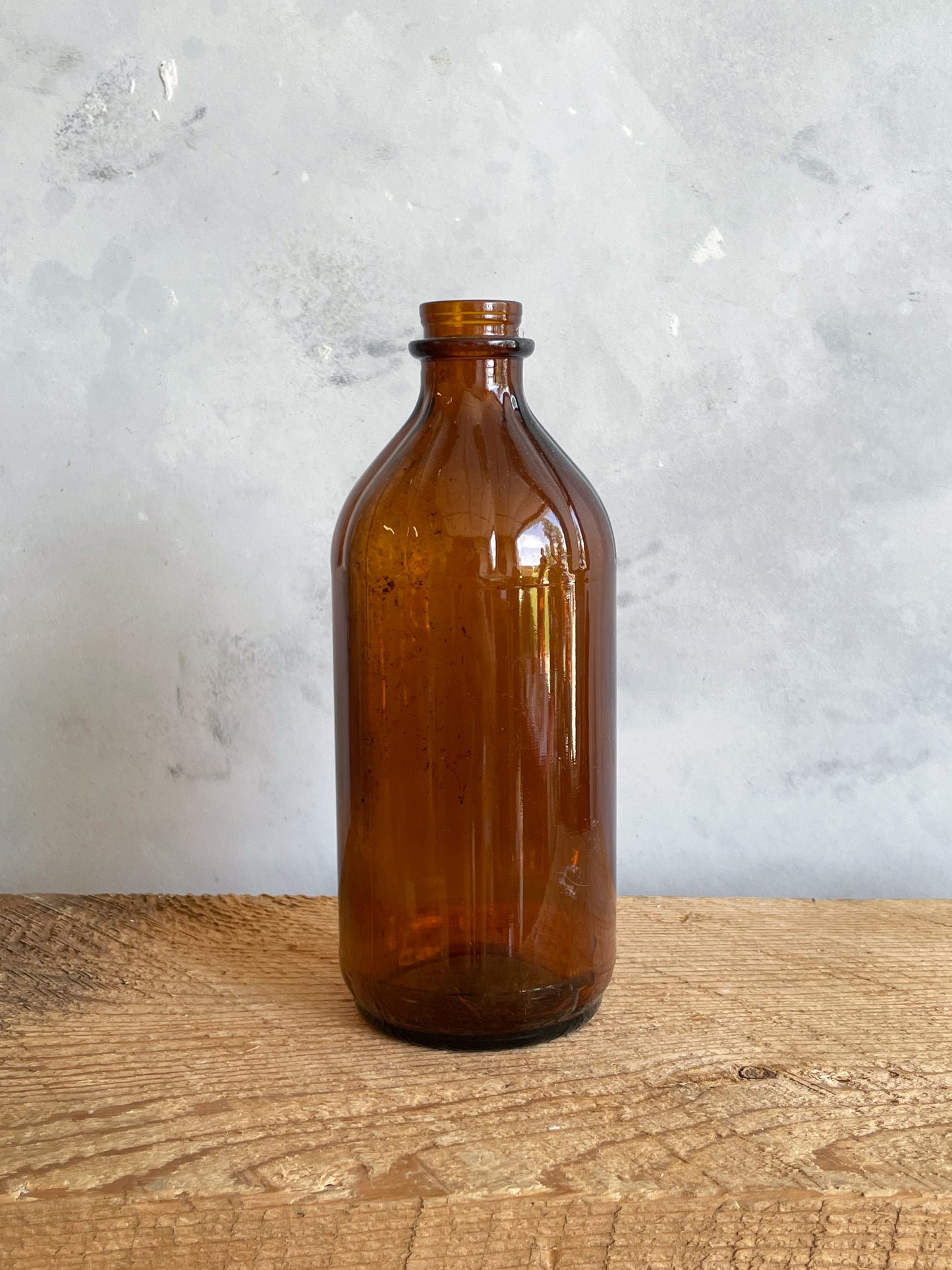 antique amber glass bottles | set 4